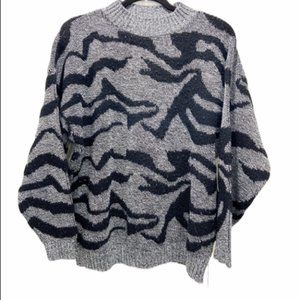 Women's Vintage Threadneedle Street Zebra Sweater